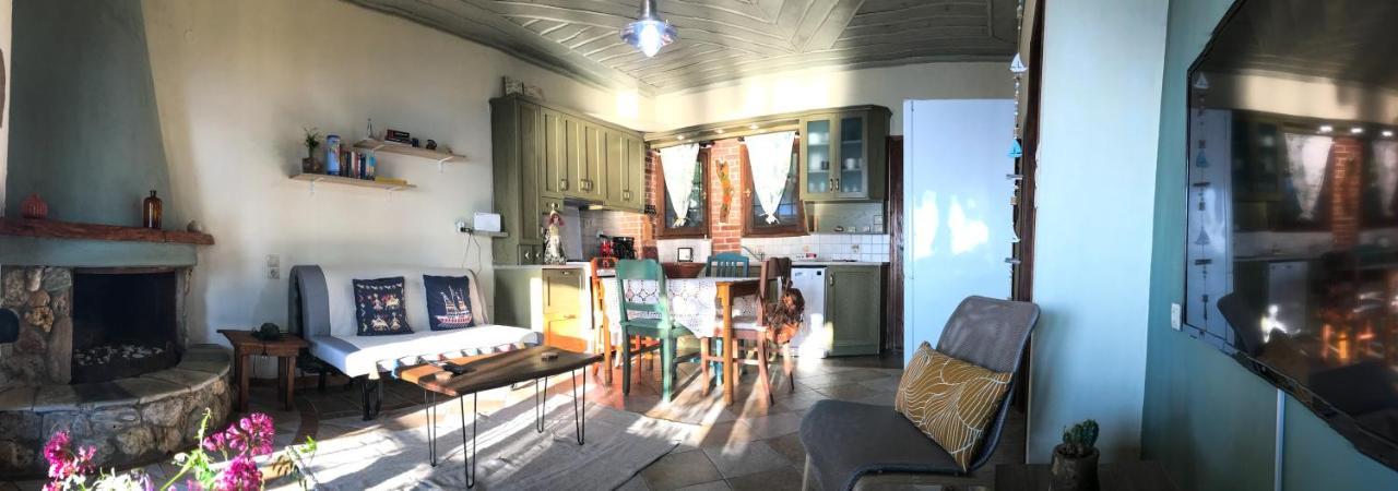 Вилла Balcony On The Rocks Agioi Saranta Экстерьер фото