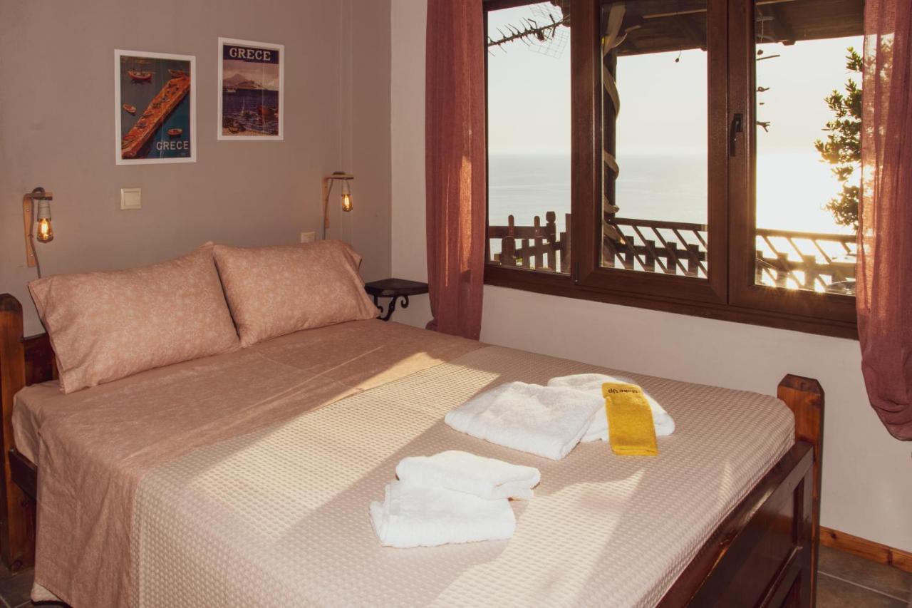 Вилла Balcony On The Rocks Agioi Saranta Экстерьер фото