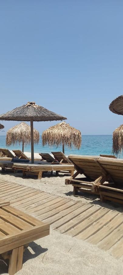Вилла Balcony On The Rocks Agioi Saranta Экстерьер фото
